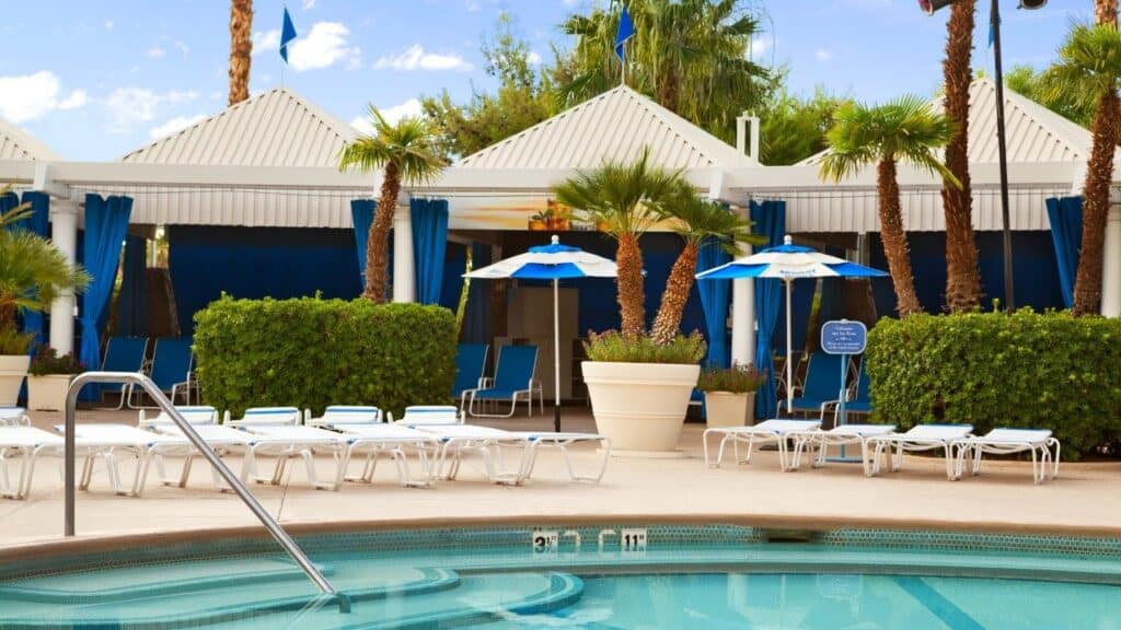Cabanas and Daybeds at Blu Pool at Bally's Las Vegas Pool