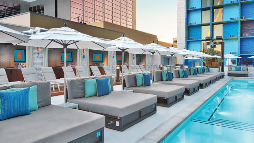 The LINQ Pool Daybeds