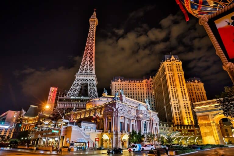 Paris Hotel and Casino Exterior