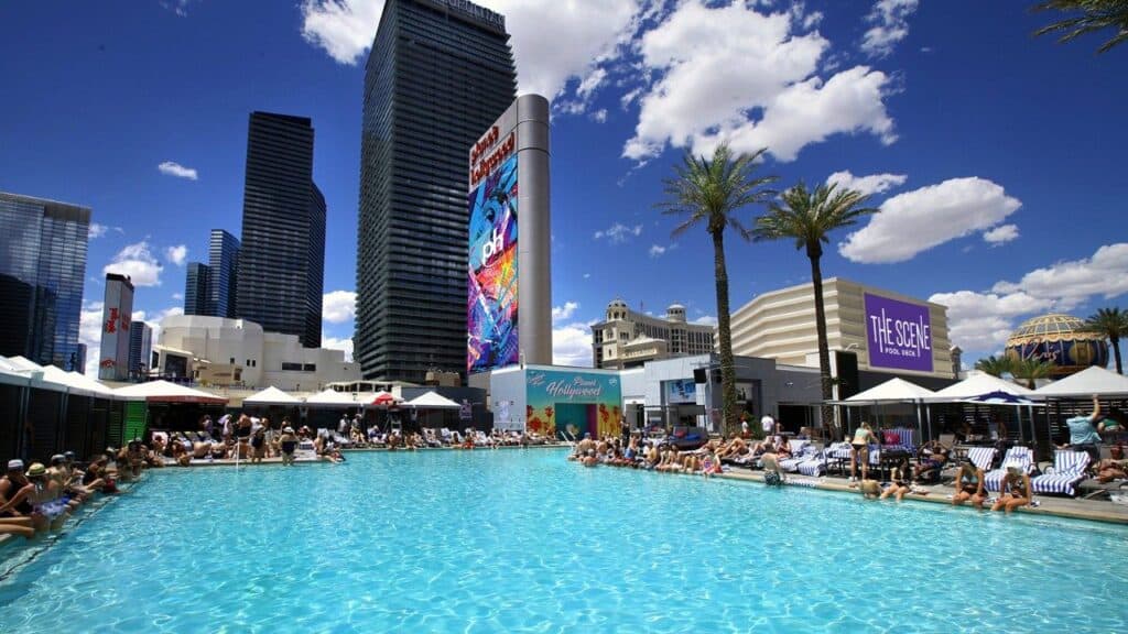 Scene Vegas Pool Deck + Flowrider - Planet Hollywood Las Vegas