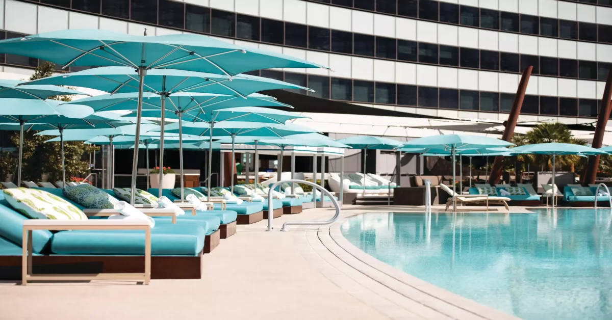 Vdara Hotel and Spa Pool Area