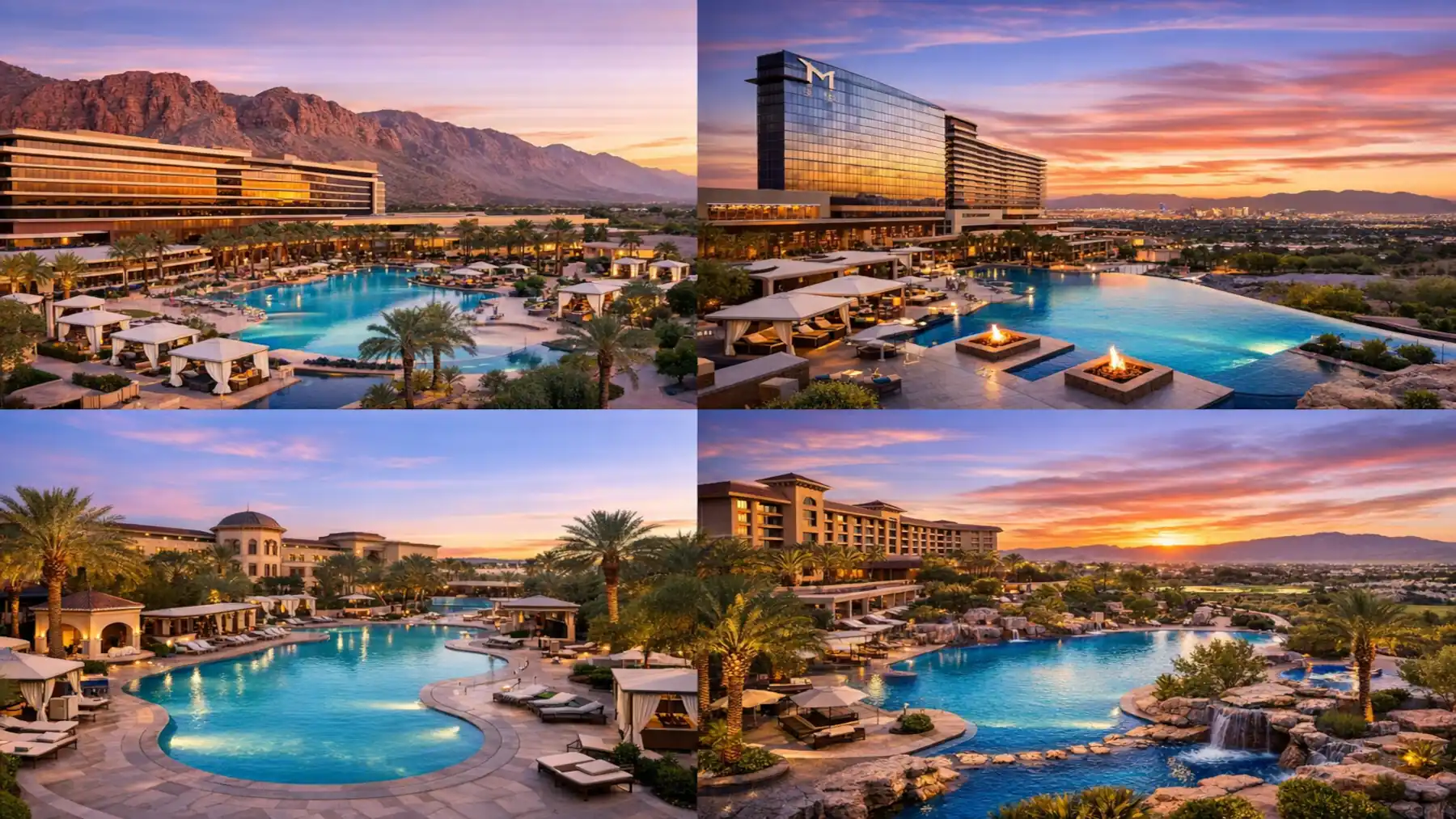 Best off Strip hotels in Las Vegas including Red Rock Resort, Green Valley Ranch, and M Resort