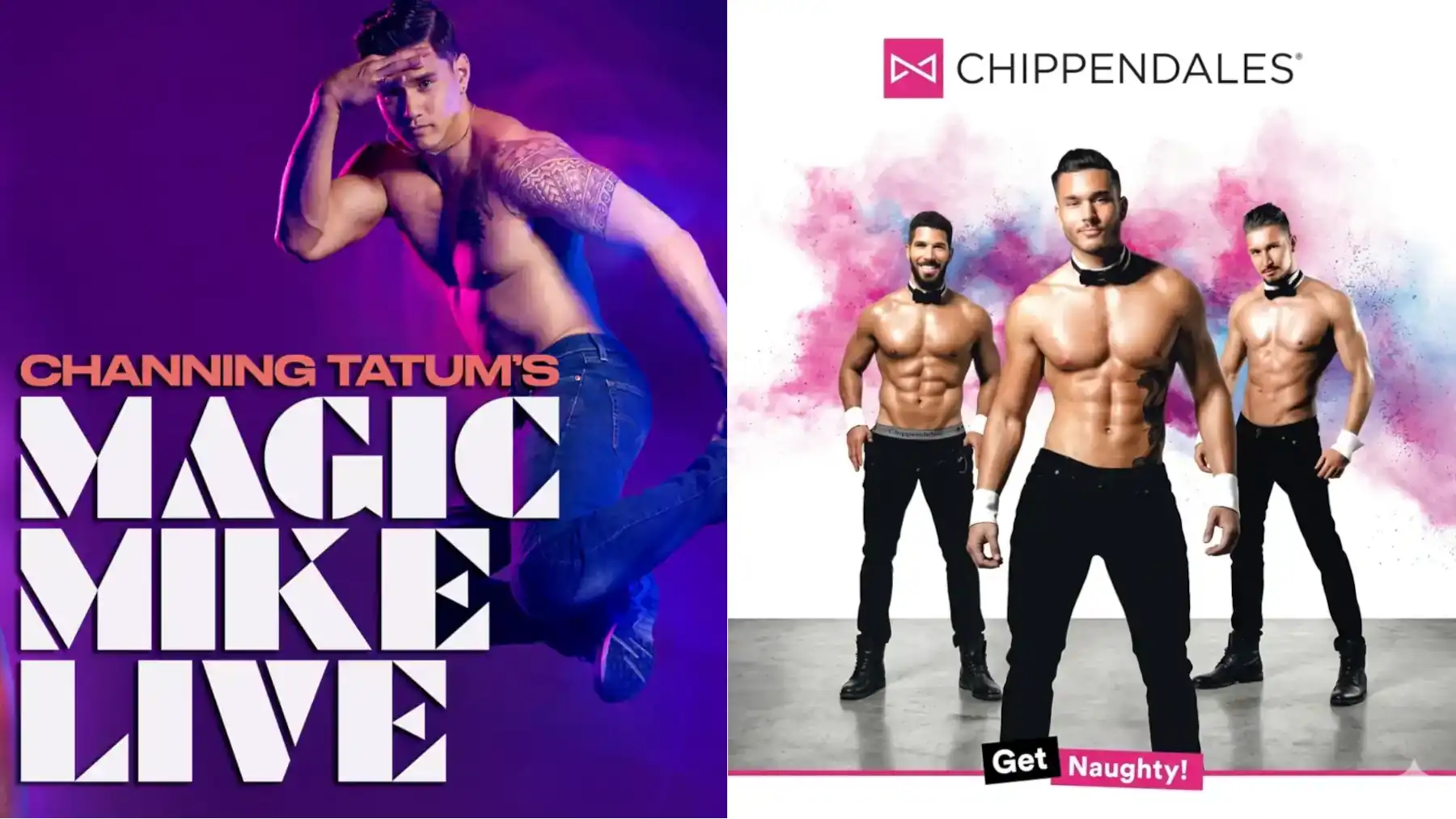 Magic Mike Live vs Chippendales Las Vegas male revue comparison
