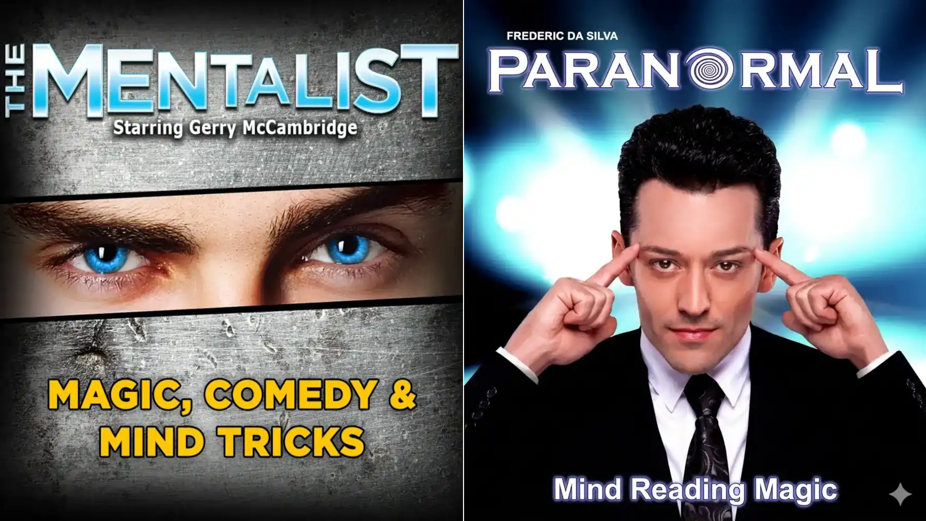 The Mentalist vs Paranormal Mind Reading Magic Las Vegas mentalism show comparison
