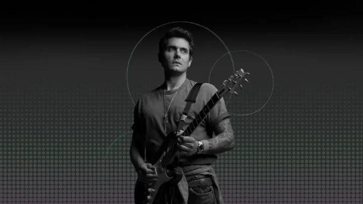 John Mayer performing at Sphere Las Vegas